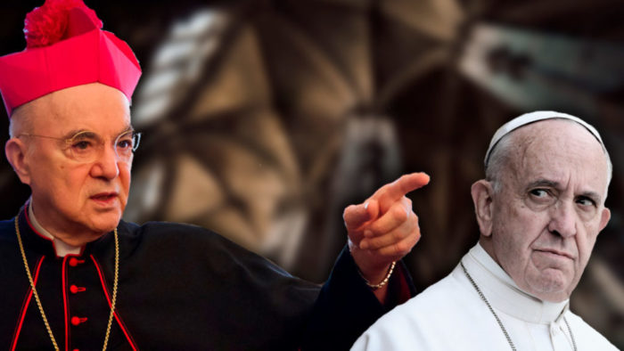 “Bergoglio podría ser considerado el profeta del Nuevo Orden Mundial y el principal enemigo de la Iglesia de Cristo”. Monseñor Viganò